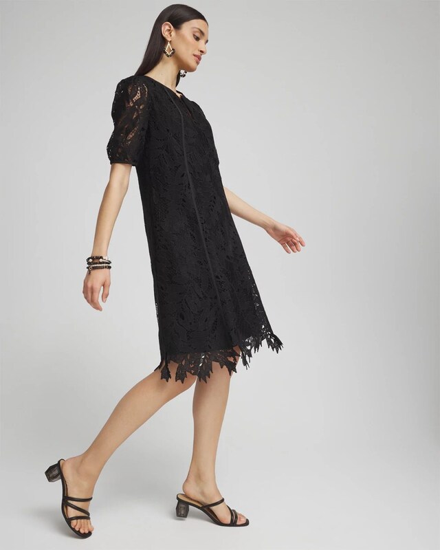 Lace Leaf Dress - image 2